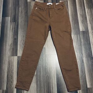 Judy Blue Woodland High Rise Brown Slim Fit Jeans Sz 5 JB88105